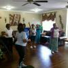 ZUMBA with our senior support group. Empowering, and energizing!